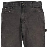 Dickies Carpenter Trousers - 33W 29L Black Cotton