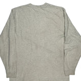 Paynecrest Logo Carhartt Long Sleeve T-Shirt - Large Grey Cotton