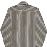 Tommy Hilfiger Striped Shirt - Medium Brown Cotton