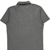 Puma Polo Shirt - Large Grey Cotton