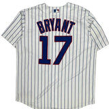 Chicago Cubs Majestic Mlb Jersey - Large Blue Polyester