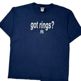 New York Yankees Lee Sport Mlb T-Shirt - XL Blue Cotton