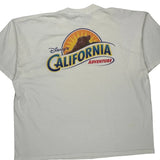 Disney California Adventure Disney Graphic T-Shirt - 2XL White Cotton
