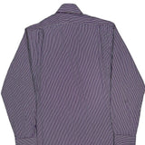 Polo By Ralph Lauren Striped Shirt - Large Purple Cotton