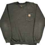 Carhartt Sweatshirt - Medium Gray Cotton Blend
