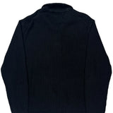 Calvin Klein 1/4 Zip - XL Black Cotton