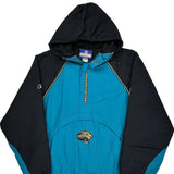 Jacksonville Jaguars Reebok Football Windbreaker - 2XL Black Polyester