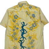 Unbranded Floral Hawaiian Shirt - Large Blue Cotton