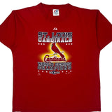 St. Louis Cardinals Majestic Graphic T-Shirt - XL Red Cotton