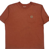 Carhartt T-Shirt - XL Orange Cotton