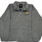 24 Chase Authentics Nascar Fleece - XL Grey Cotton Blend
