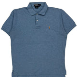 Polo By Ralph Lauren Polo Shirt - Medium Blue Cotton