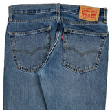 505 Levis Jeans - 32W 30L Blue Cotton