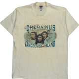 Chemainus Vancouver Island Fruit Of The Loom Single Stitch T-Shirt - Large Cream Cotton