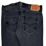 Levis Jeans - 34W 30L Black Cotton