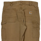 Carhartt Carpenter Pants - 34W 30L Brown Cotton