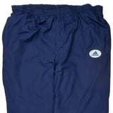 Adidas Track Pants - Large Blue Polyester