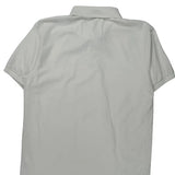 Armani Exchange Polo Shirt - Large White Cotton