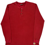 Carhartt Long Sleeve T-Shirt - XL Red Cotton