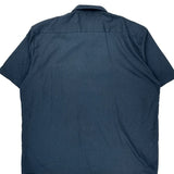 Dickies Short Sleeve Shirt - XL Blue Polyester Blend