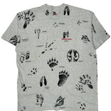 Oregon Caves Fruit Of The Loom Single Stitch T-Shirt - 2XL Grey Cotton