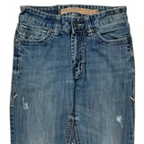 Rock & Roll Hall Of Fame Boot Cut Jeans - 28W 32L Blue Cotton