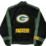 Green Bay Packers Nfl Football Bomber Jacket - XL Black Polyester