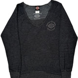 Harley Davidson Long Sleeve T-Shirt - XL Gray Cotton Blend