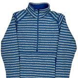 Patagonia Striped Fleece - Small Gray Polyester