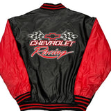 Chevrolet Racing Steve & Barry Graphic Varsity Jacket - Large Black Acrylic
