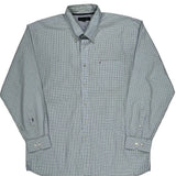 Tommy Hilfiger Checked Shirt - XL Blue Cotton