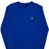 Polo By Ralph Lauren Jumper - Medium Blue Cotton