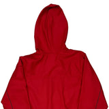 Nike Windbreaker - Large Red Polyester