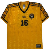 Weymouth Soccer Club Umbro Football Shirt - Medium Yellow Polyester