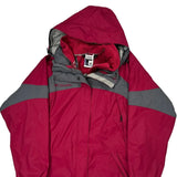 Columbia Ski Jacket - Large Red Polyester