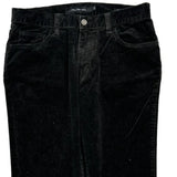 Calvin Klein Jeans Cord Trousers - 32″ Waist Black Corduroy