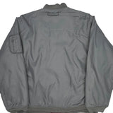 Sean John Bomber Jacket - Large Gray Nylon