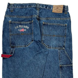 U.S. Polo Assn. Carpenter Jeans - 35W 32L Blue Cotton