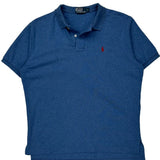 Polo By Ralph Lauren Polo Shirt - Large Blue Cotton