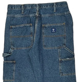 Unbranded Double Knee Carpenter Pants - 34W 31L Blue Cotton