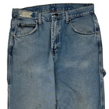 Red Kap Carpenter Pants - 32W 32L Light Wash Cotton