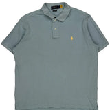 Polo By Ralph Lauren Polo Shirt - Large Blue Cotton