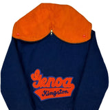 Genoa Kingston Holloway College Varsity Jacket - Medium Blue Wool