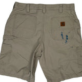 Carhartt Carpenter Shorts - 32W 10L Beige Cotton