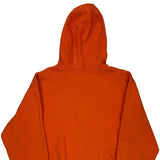 Carhartt Spellout Hoodie - Large Orange Cotton