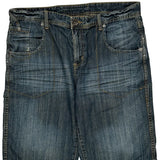 Unbranded Denim Shorts - 34W 11L Blue Denim