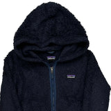 Age 5-6 Patagonia Fleece Jacket - XS Navy Polyester