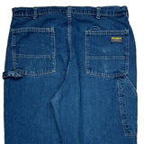 1960S Made In USA Oshkosh Carpenter Pants - 36W 28L Blue Cotton