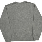 Nike College Sweatshirt - Small Gray Cotton