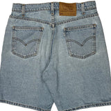 Levis Denim Shorts - 32W 9L Light Wash Cotton